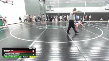 132 lbs Cons. Round 2 - Binaya Rai, BV Bison vs Jackson Yeatman, Lions Wrestling Academy