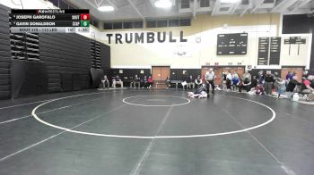 113 lbs Quarterfinal - Joseph Garofalo, Southington vs Gavin Donaldson, Staples