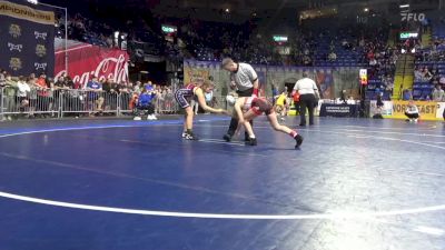 95 lbs Semifinal - Isla Silva, Mt. Lebanon vs Brooklynn Troutman, Meyersdale