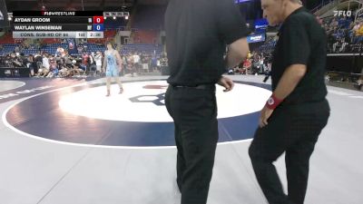 157 lbs Cons. Sub-rd Of 64 - Aydan Groom, IA vs Waylan Winseman, NY