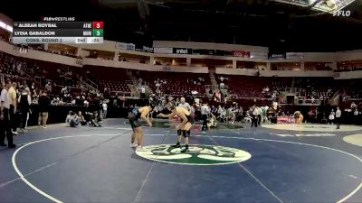 5A 145 lbs Cons. Round 2 - Samuel Abeyta, Organ Mountain vs Adrien Ulibarri, Santa Fe