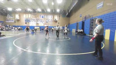 145lbs Cons. Round 7 - Bree Burt, Hanford (Girls) vs Jayden Crouch, Orting (Girls)