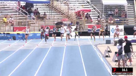 Youth Girls' 800m Heptathlon, Finals 3 - Age 17-18