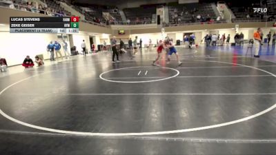 105 lbs Placement (4 Team) - Lucas Stevens, Farmington vs Zeke Geiser, NYM (New York Mills)