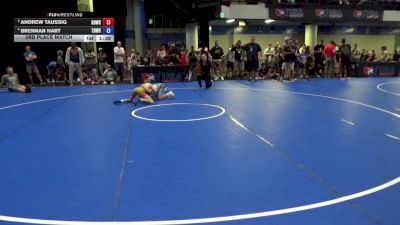 80 lbs 3rd Place Match - Andrew Taussig, Greater Heights Wrestling Club vs Brennan Hart, Team Donahoe Wrestling Club