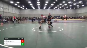 73 lbs Final - Justice Gutierrez, Pomona Elite vs Blayne Jex, Legacy Elite Wrestling Club