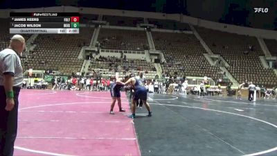 7A 285 lbs Quarterfinal - Jacob Wilson, Baker HS vs James Keers, Foley