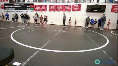 120 lbs Rr Rnd 1 - Aryzona Cummings, Mojo Grappling Academy vs Jack Conley, Murray County Takedown Club
