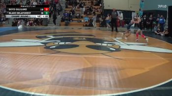 75 lbs Champ. Round 1 - Boyd Gilliland, LAW vs Blake DeLaForest, Blaine Wrestling