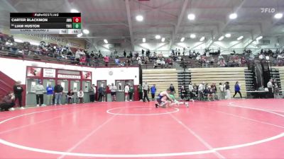 144 lbs Cons. Round 2 - Liam Huston, Yorktown Wrestling Club vs Carter Blackmon, Alexandria Wrestling Academy