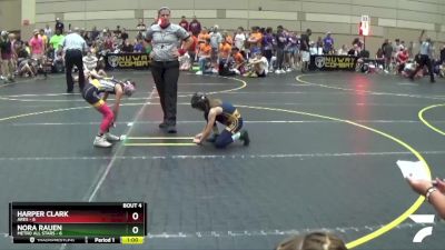 58 lbs Round 1 (10 Team) - Nora Rauen, Metro All Stars vs Harper Clark, Ares