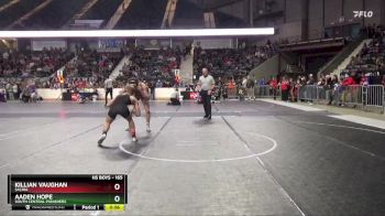 165 lbs Cons. Round 2 - Killian Vaughan, Salina vs Aaden Hope, South Central Punishers