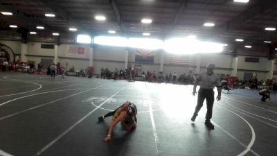 98 lbs Quarterfinal - Cole Diaz, Mountain View Scrappers vs Lucas Chavira, Bear Wrestling Club