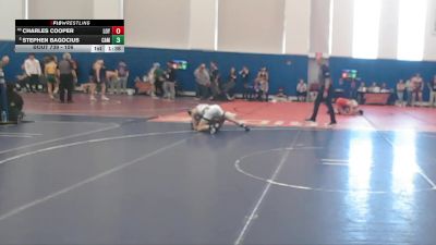 106 lbs Champ. Round 2 - Charles Cooper, Loyola Blakefield vs Stephen Bagocius, Camden Catholic