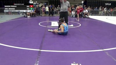 120 lbs Consi Of 8 #2 - Mason Frisoli, Cherryville vs Joel Mendez, Piscataway