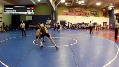 106 lbs Cons. Round 4 - Devin Tait, Temescal Canyon vs Joe Pizarro, Bassett