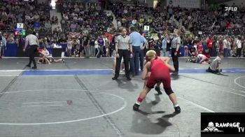 110 lbs Quarterfinal - Wyatt Lusk, Falcon Empire vs Carter Stevens, Plainville Kids