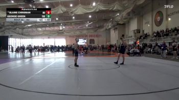 184 lbs Champ. Round 2 - George Green, Thiel vs Blaine Chrisman, Mount Union