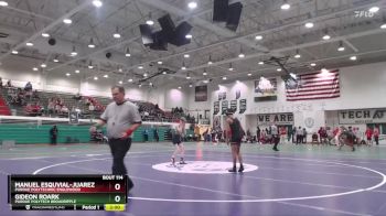 106 lbs Round 3 - Gideon Roark, Purdue Polytech Broadripple vs Manuel Esquvial-Juarez, Purdue Polytechnic Englewood