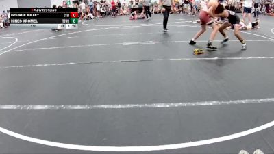 110 lbs Round 3 (4 Team) - Hines Kromel, TDWC vs George Jolley, CTWHALE