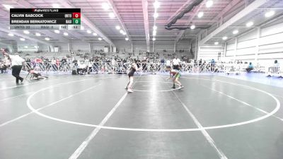 80 lbs Rr Rnd 3 - Calvin Babcock, Untouchables vs Brendan Bernatowicz, Ragin Raisins Catawba ES