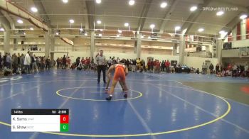 Consolation - Kyle Sams, Unattached-Campbell vs Silas Shaw, NCSU Unattached