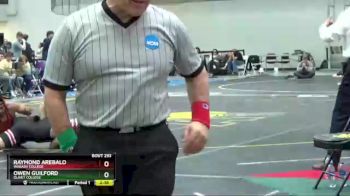 174 lbs Cons. Semi - Raymond Arebalo, Wabash College vs Owen Guilford, Olivet College