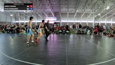 138 lbs Cons. Round 2 - Aries Corona, Youngblood Wrestling Club vs Ryan Hernandez, California