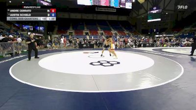 132 lbs Cons. Sub-quarters - Andre Cerrato, PA vs Austin Schield, ID