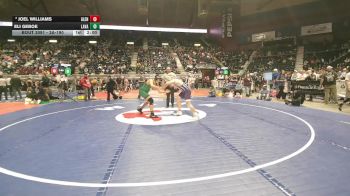 3A-190 lbs Champ. Round 1 - Eli Geboe, Lander Valley vs Joel Williams, Glenrock