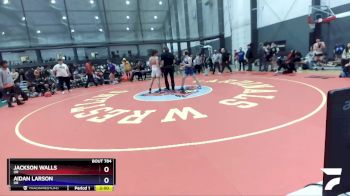 132 lbs Cons. Round 4 - Jackson Walls, OR vs Aidan Larson, OR