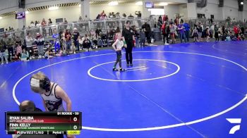 50 lbs Champ. Round 1 - Finn Kelly, Cornerstone Warriors Wrestling Club vs Ryan Saliba, Katy Area Wrestling Club