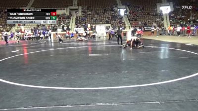 1A-4A 150 Champ. Round 2 - Sam Henderson, Fultondale vs Thompson Coker, Bayside Academy