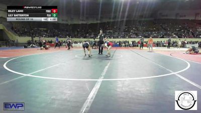 105 lbs Round Of 16 - Riley Laho, Ponca City LadyCat Wrestling vs Lily Batterton, Plainview JH