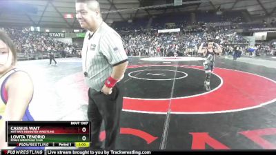 120 lbs Cons. Round 2 - Lovita Tenorio, Forks Wrestling Club vs Cassius Wait, Mat Rats Rebooted Wrestling