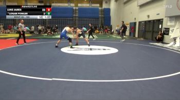 165 lbs Champ. Round 1 - Logan Fowler, Air Force vs Luke James, California Baptist