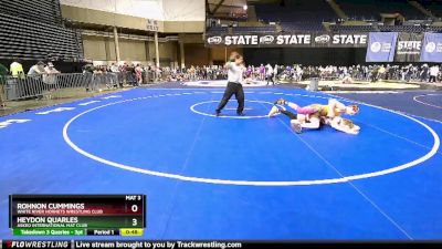 150 lbs 5th Place Match - Rohnon Cummings, White River Hornets Wrestling Club vs Heydon Quarles, Askeo International Mat Club