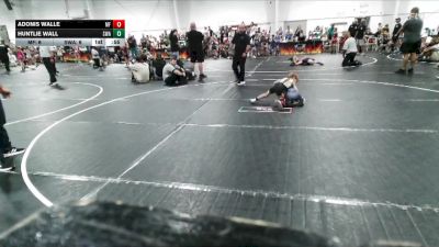 44 lbs Round 5 (6 Team) - Adonis Walle, Morris Fitness vs Huntlie Wall, Slate Wrestling Academy