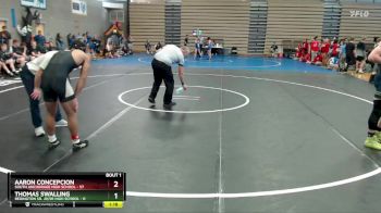 160 lbs Round 1: 1:30pm Fri. - Aaron Concepcion, South Anchorage High School vs Thomas Swalling, Redington Sr. Jr/Sr High School