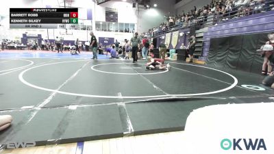 55 lbs Rr Rnd 3 - Barrett Robb, IRONMEN Wrestling Club vs Kenneth Silkey, Hilldale Youth Wrestling Club