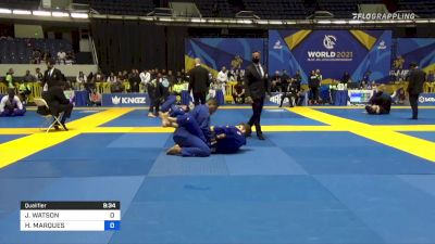 JAKE WATSON vs HUGO MARQUES 2021 World Jiu-Jitsu IBJJF Championship