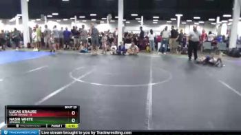 48 lbs Round 6 (10 Team) - Nasir White, Uprising vs Lucas Krause, Colon Trained