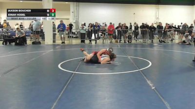 112 lbs Round Of 16 - Jaxson Boucher, MI vs Jonah Hodel, VA