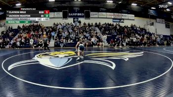 125 lbs Cons. Round 2 - Clayson Mele, Minnesota State Moorhead vs Jackson Heaston, Upper Iowa