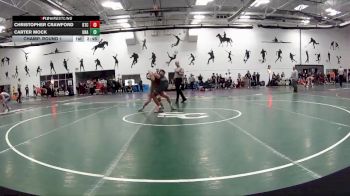 165 lbs Champ. Round 1 - Carter Mock, Unattached vs Christopher Crawford, KD Training Center
