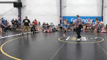 43 lbs Rr Rnd 4 - Giada Croteau, PA West Black - W vs Anna Brasiel, Ohio Goons - W