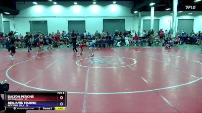 83 lbs Round 2 (8 Team) - Dalton Perkins, Oklahoma Red vs Benjamin Marino, New York Gold