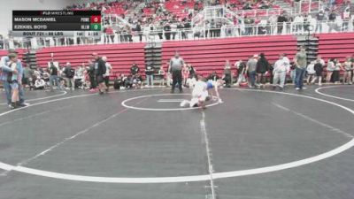 88 lbs Quarterfinal - Mason McDaniel, Powerhouse Gold vs Ezekiel Boyd, Harrah Little League Wrestling