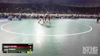 4A-190 lbs Quarterfinal - Marcus Wilson, Clinton vs Aiven Robbins, Catoosa