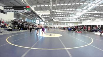 285 lbs Cons. Round 3 - Trevor Gitski, Wilkes vs Hayden Roy, Hunter